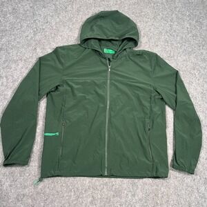 Outdoor Voices Green Full‎ Zip Up Lightweight Hoody Jacket Women's Size Small